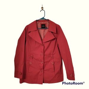 Faded Glory Women's Raincoat, Pink Size Large